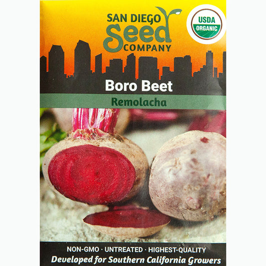 Seed Pack For Boro Beets By San Diego Seed Company 