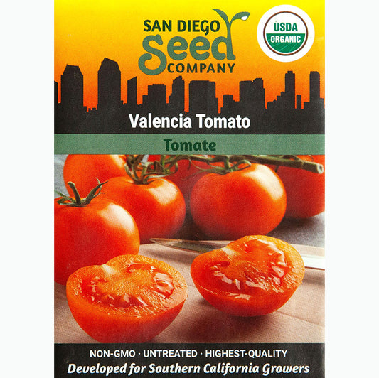 Seed Pack For Valencia Tomatoes By San Diego Seed Company 
