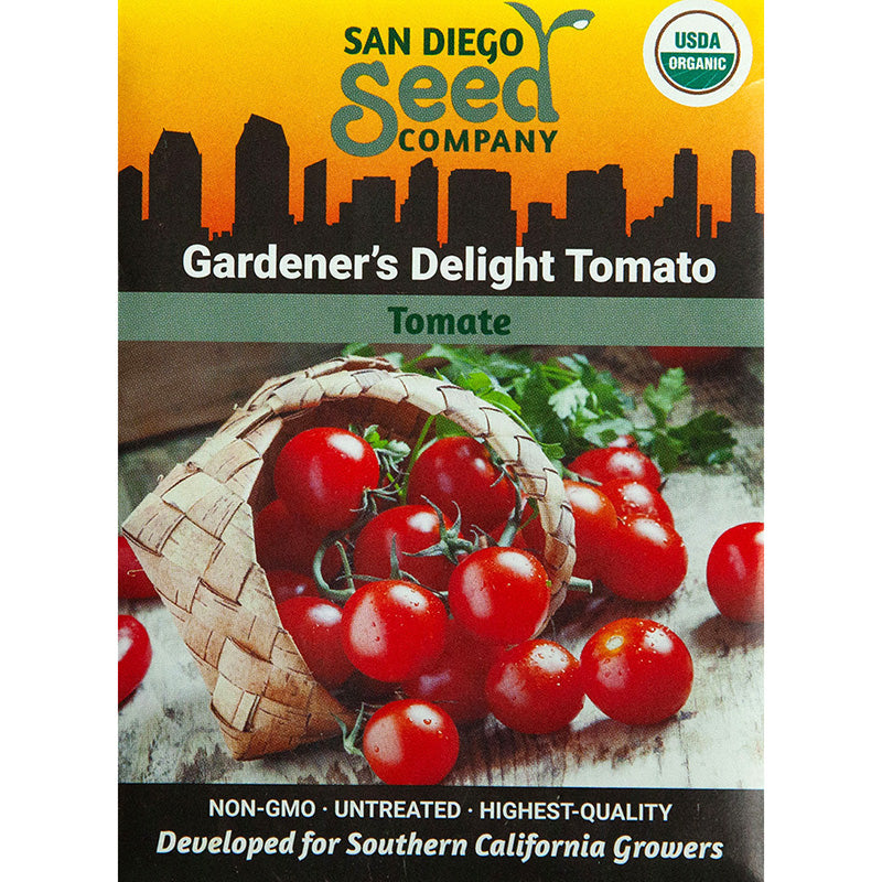 Seed Pack For Gardener's Delight Tomatoes by San Diego Seed Company 
