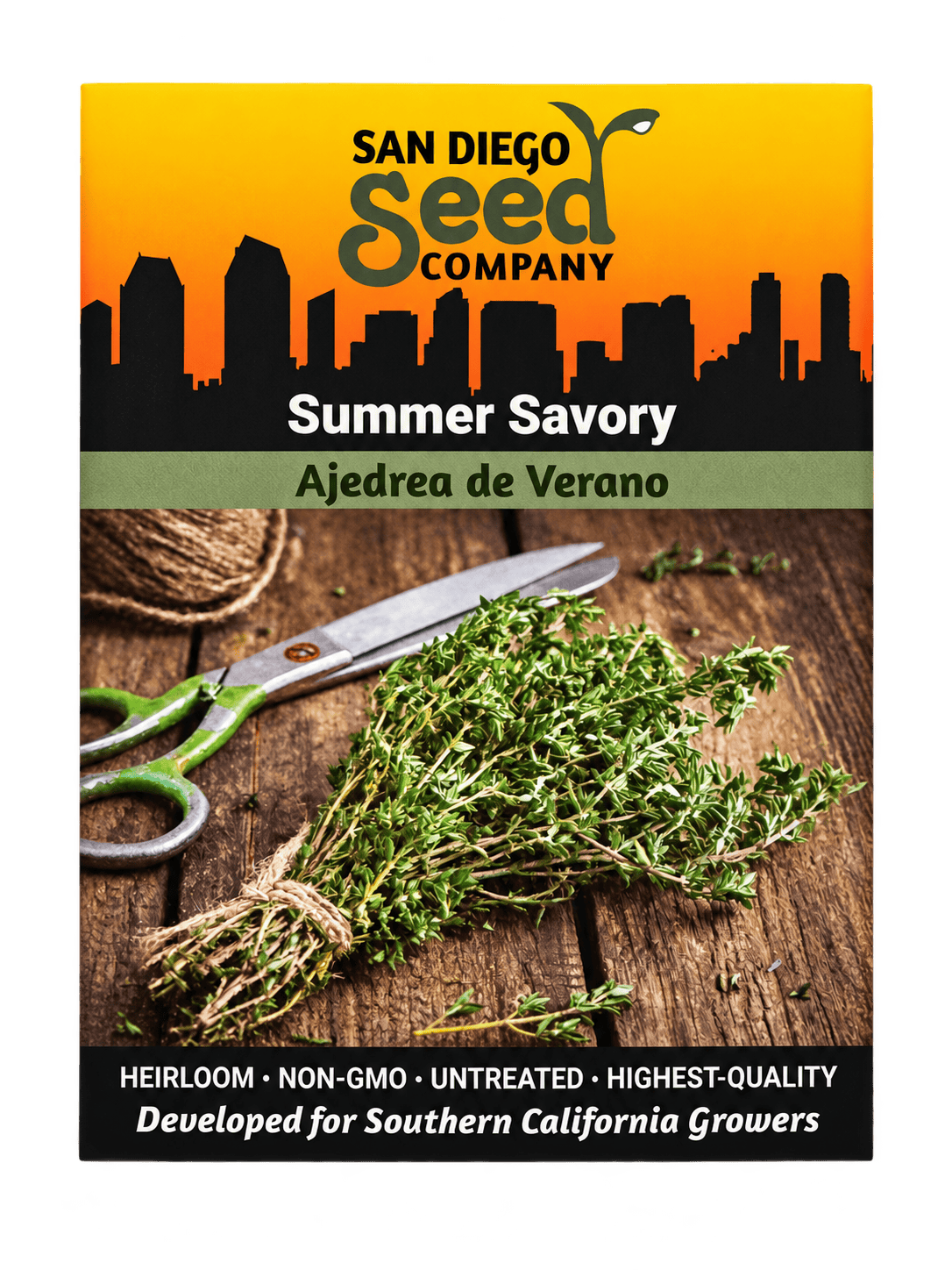 Summer Savory San Diego Seed Company