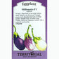 Seed Pack For Millionaire F1 Eggplant By Territorial Seed Company 