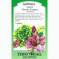 Seed Pack For Devils Tongue Lettuce By Territorial Seed Company 