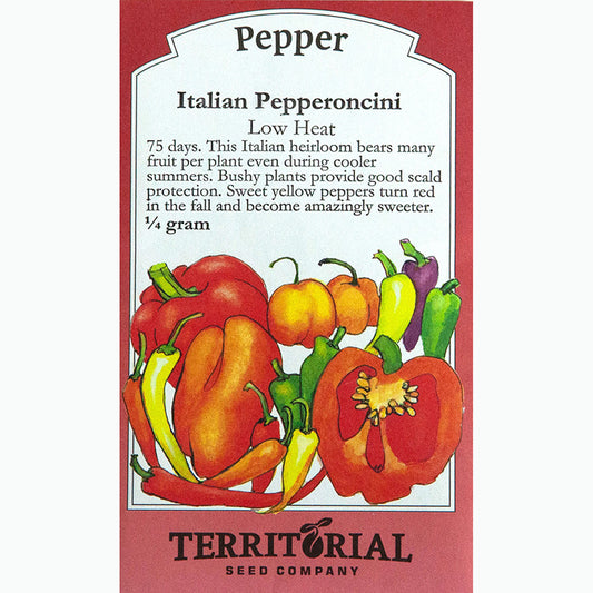 Seed Pack For Italian Pepperoncini Peppers By Territorial Seed Company 