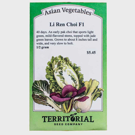Li Ren Choi Pak Choi Seeds Territorial Seed Company