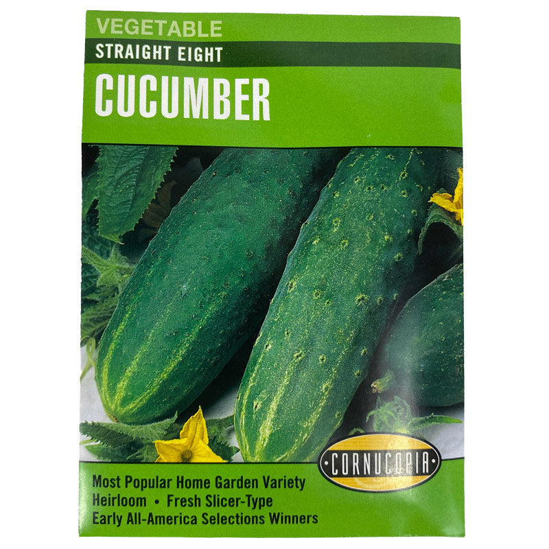 Organic Straight Eight Cucumber Renees Garden