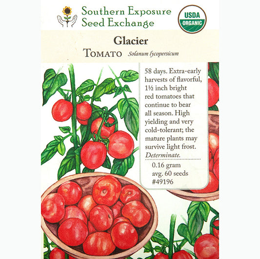 Seed Pack For Glacier Tomatoes By Southern Exposure Seed Exchange 