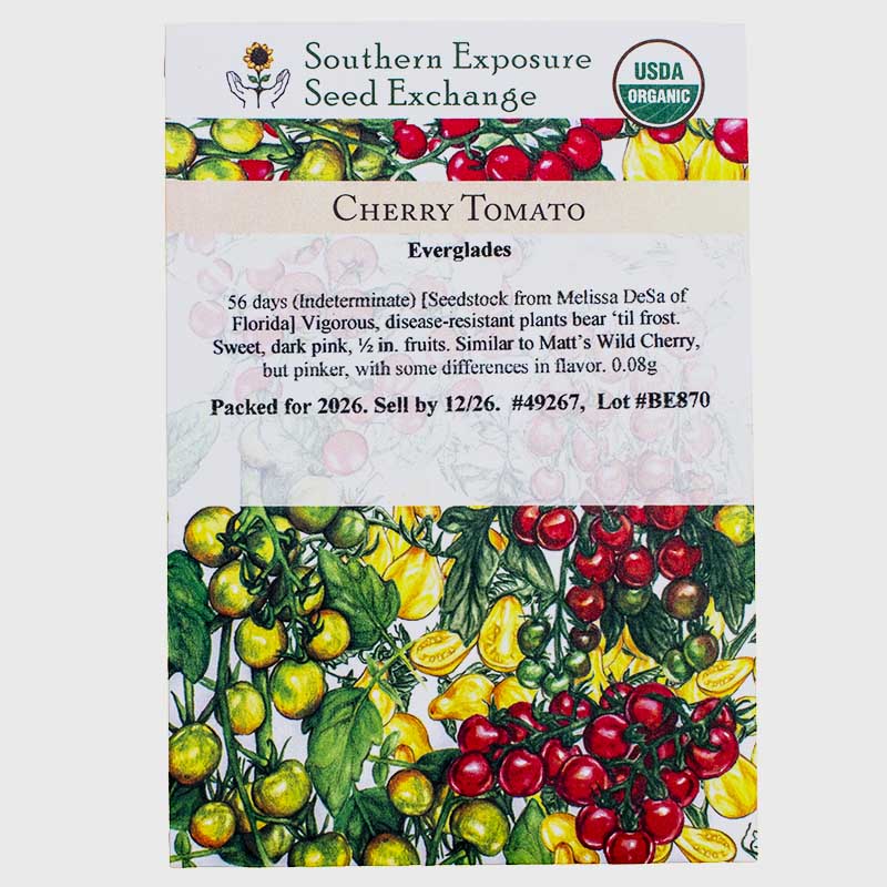 Everglades Cherry Tomato Seeds (Organic) Southern Exposure Seed Exchange