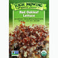 Seed Pack For Red Oakleaf Lettuce By High Mowing Organic Seeds