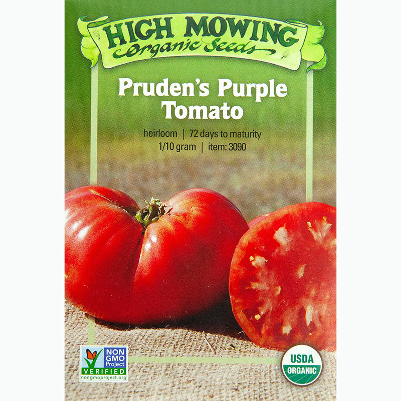 Seed Pack For Pruden's Purple Tomato By High Mowing Organic Seeds