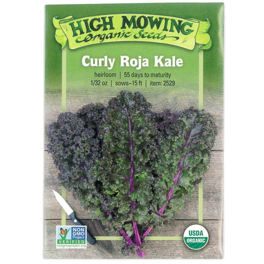 Curly Roja Kale (Organic) High Mowing Seeds