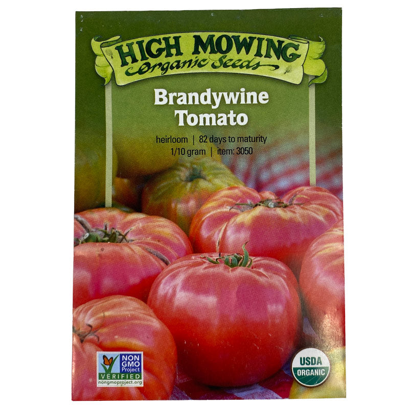 Organic Brandywine Pink Tomato High Mowing Seeds