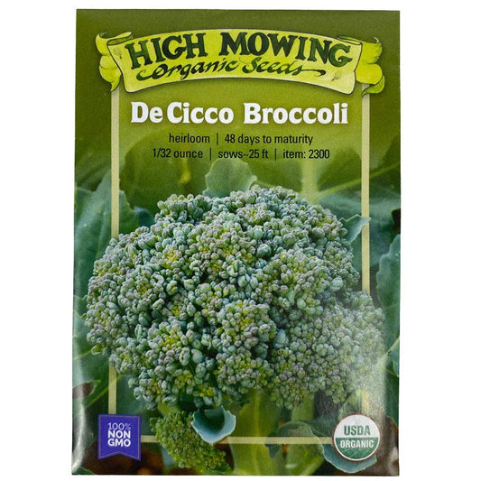 Organic Di Cicco Broccoli High Mowing Seeds