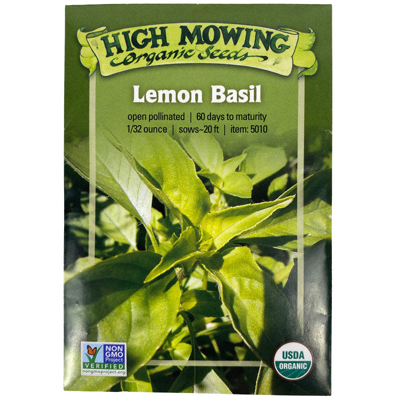 Organic Lemon Basil High Mowing Seeds