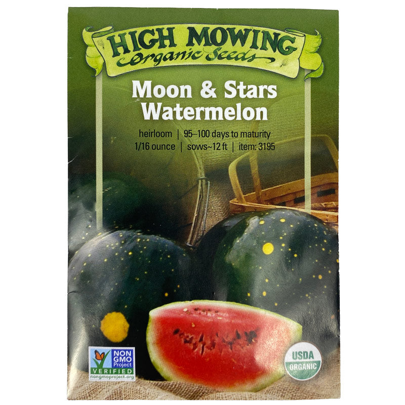 Organic Moon & Stars Watermelon High Mowing Seeds