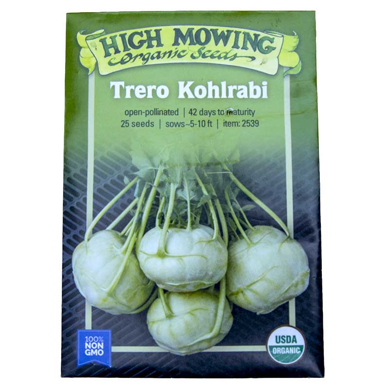 Trero Kohlrabi Seeds (Organic) High Mowing Seeds
