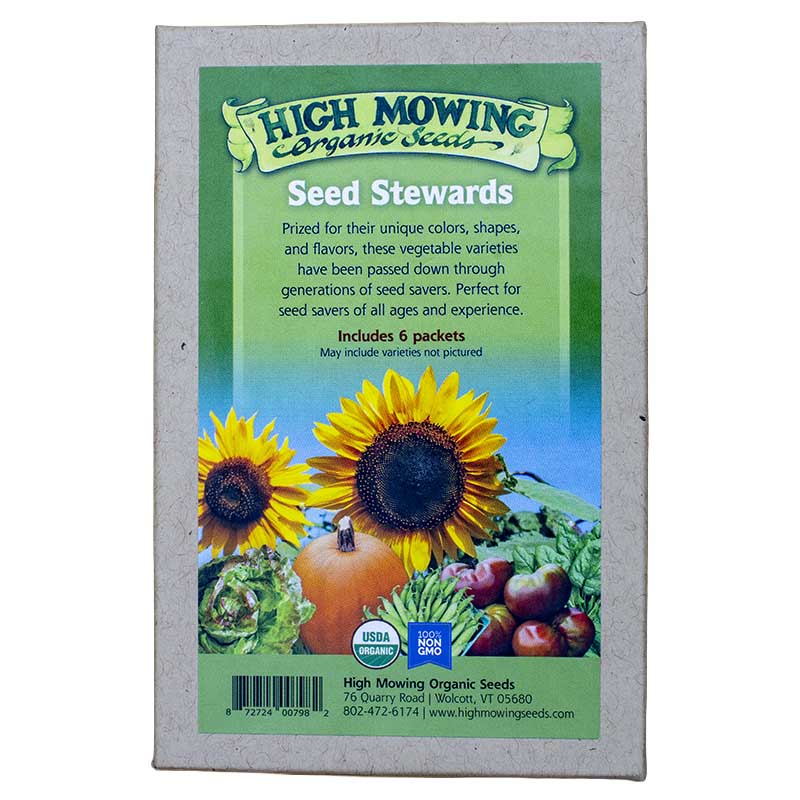 Seed Stewards 6 Packets Seeds (Organic) High Mowing Seeds