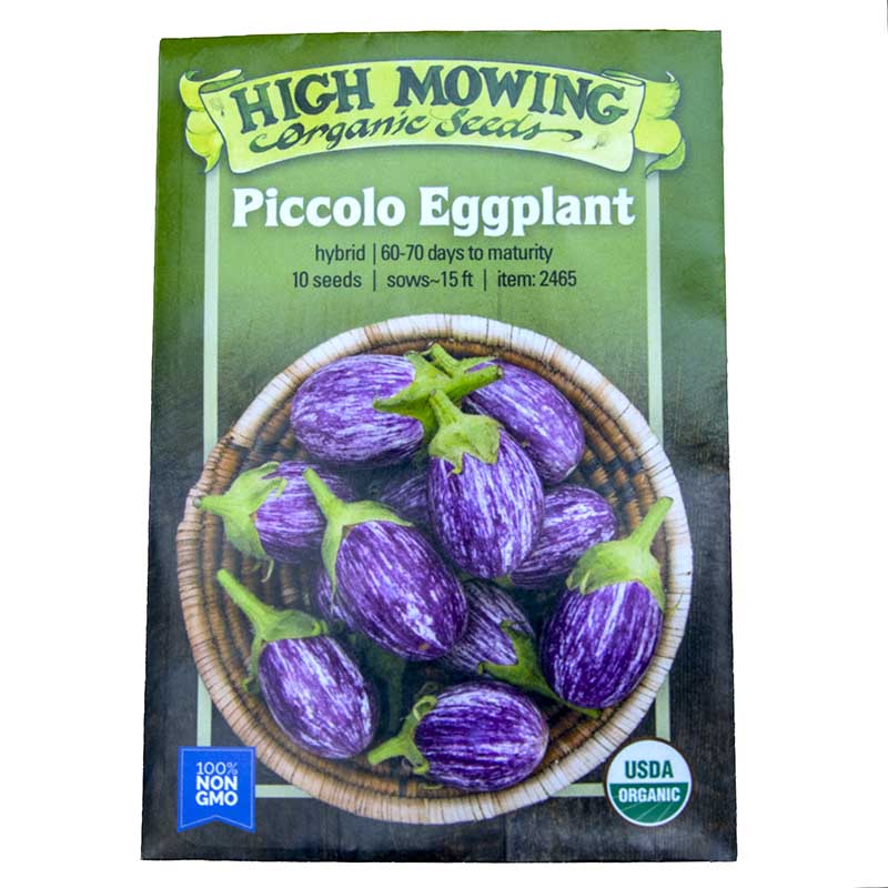 Piccolo F1 Eggplant Seeds (Organic) High Mowing Seeds