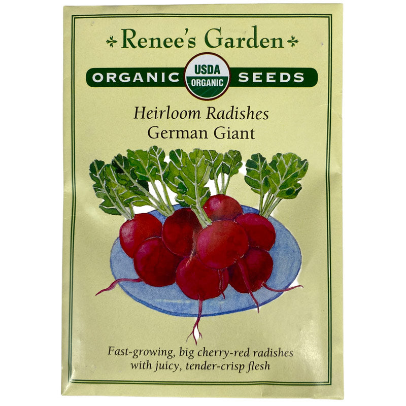 Organic German Giant Radish Renees Garden