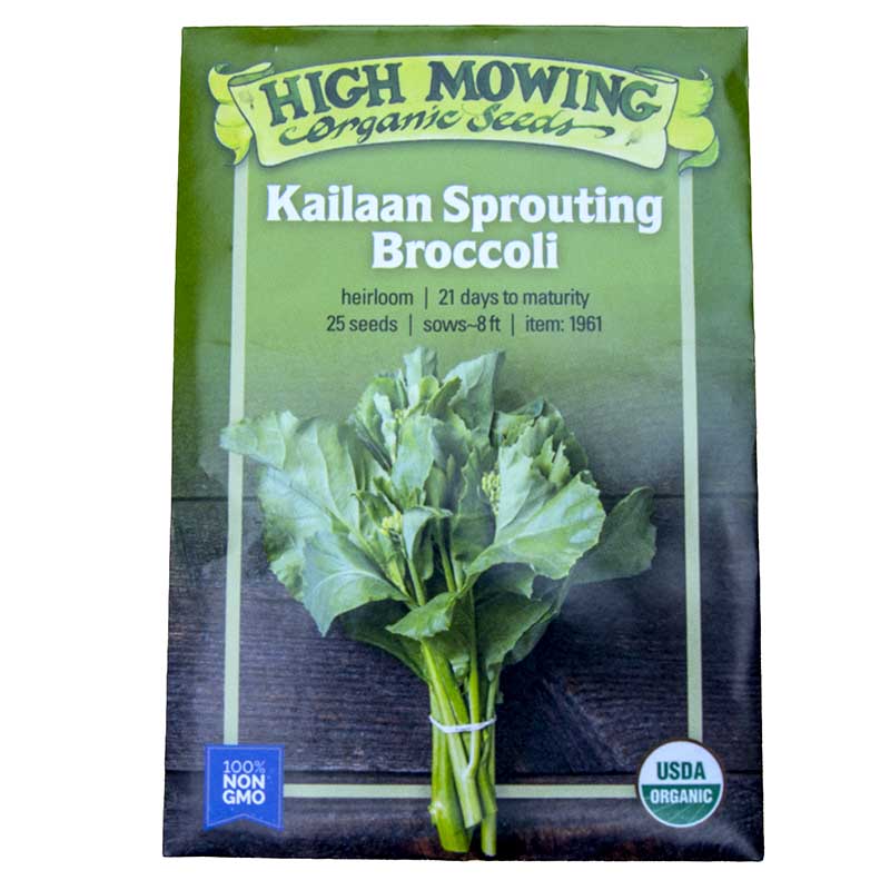 Kailaan Broccoli Seeds (Organic) High Mowing Seeds