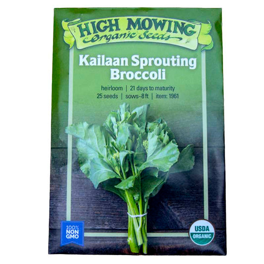 Kailaan Broccoli Seeds (Organic) High Mowing Seeds