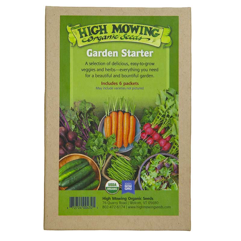 Garden Starter 6 Seeds Packets (Organic)