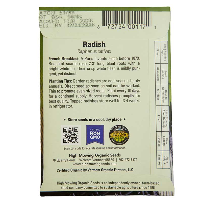 Garden Starter 6 Seeds Packets (Organic)