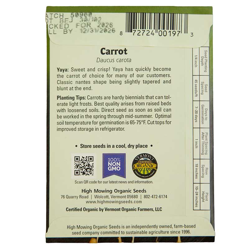 Garden Starter 6 Seeds Packets (Organic)