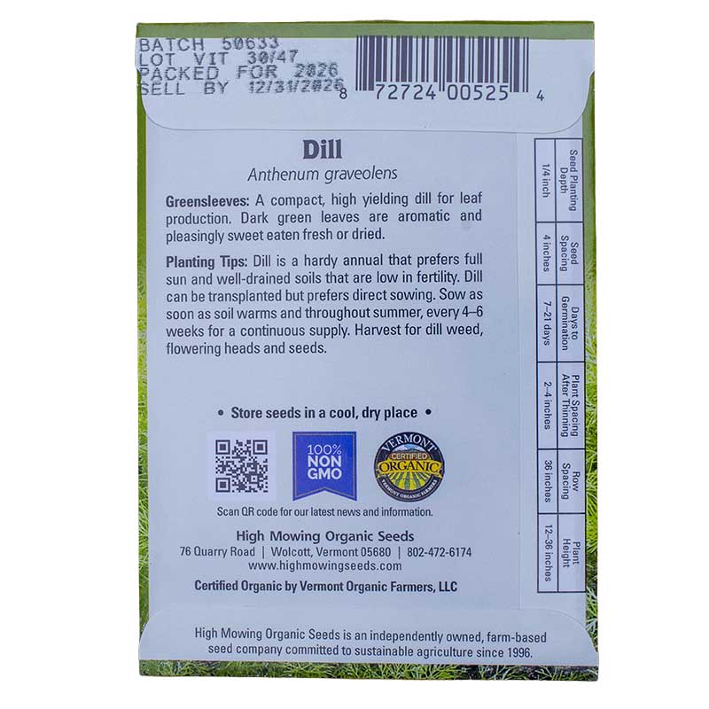 A Bee's Garden 5 Seed Packets (Organic) High Mowing Seeds