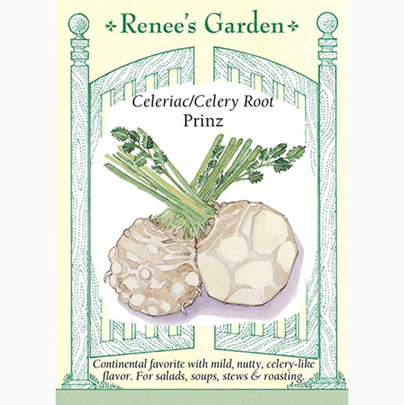 Seed Pack For Prinz Celery Root By Renee's Garden 