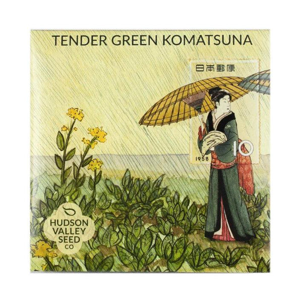 Tendergreen Komatsuna Art Pack Certified Organ - Grow Organicic