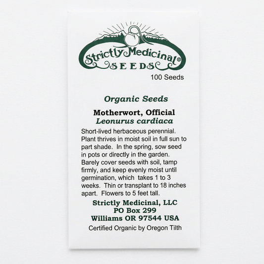 Official Motherwort Seeds (Organic) Strictly Medicinal
