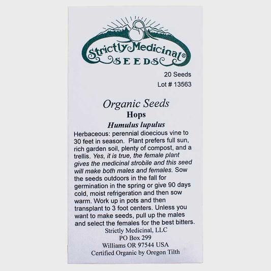 Hops Seeds (Organic) Strictly Medicinal