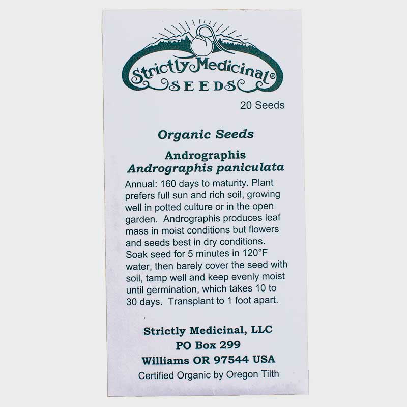 Andrographis Seeds (Organic) Strictly Medicinal