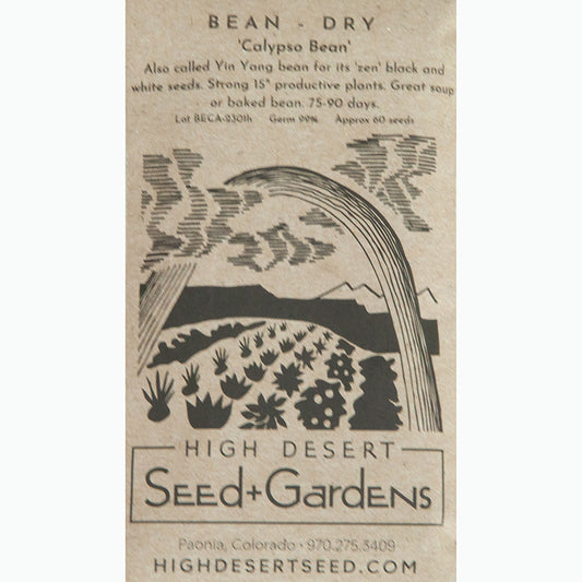 Seed Pack for Calypso Bush beans By High Desert Seeds