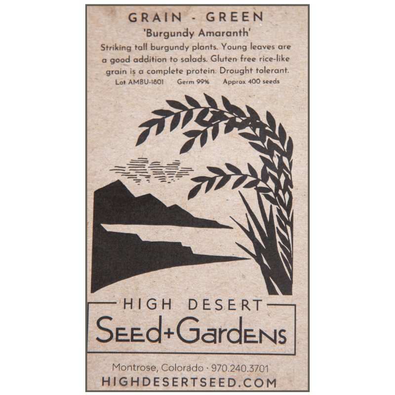 where to buy amaranth seeds for planting Burgundy Amaranth Seeds