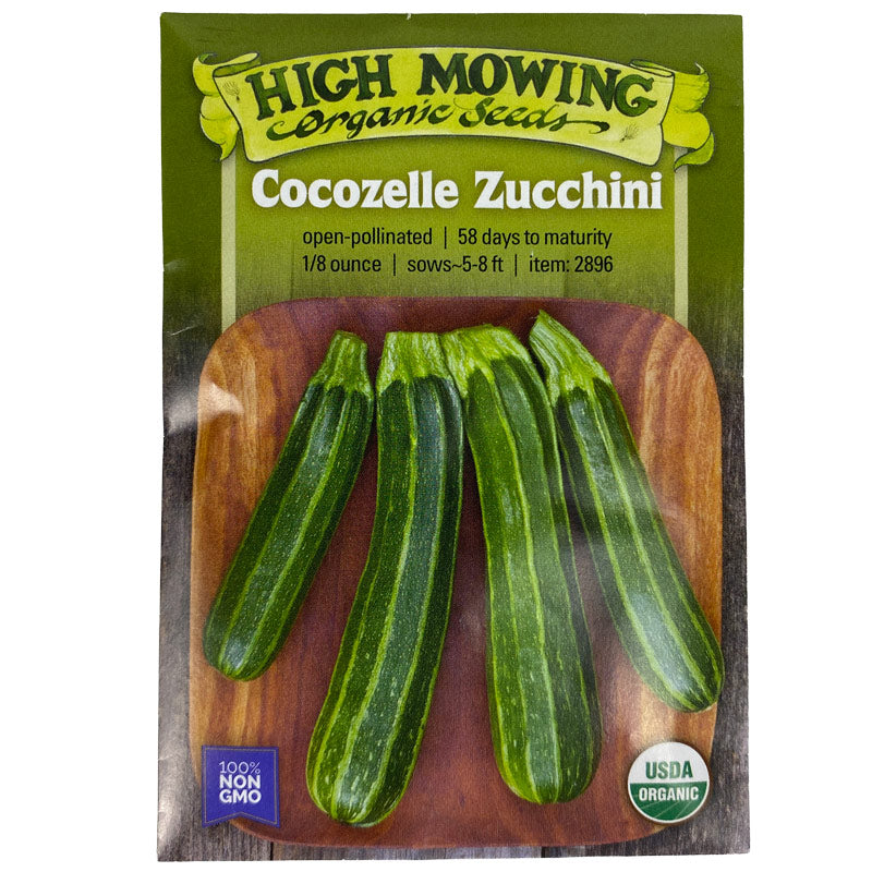 Organic Cocozelle Summer Squash High Mowing Seeds
