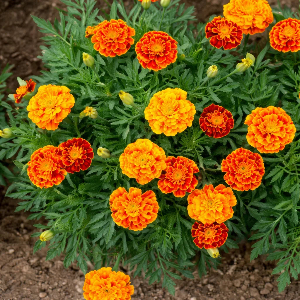 Organic Queen Sophie Marigold Seeds High Mowing Seeds