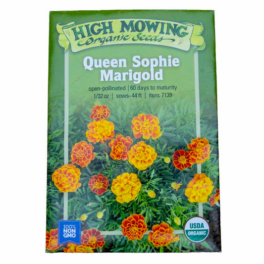 Queen Sophie Marigold Seeds (Organic) High Mowing Seeds