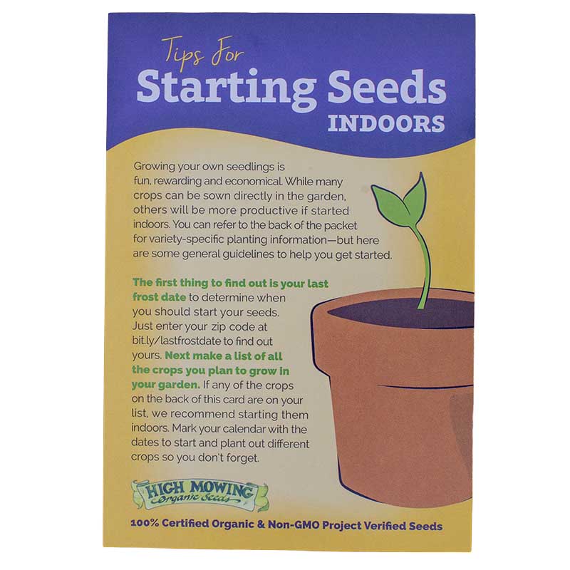 Bouquet Garden 5 Seeds Packets (Organic) High Mowing Seeds