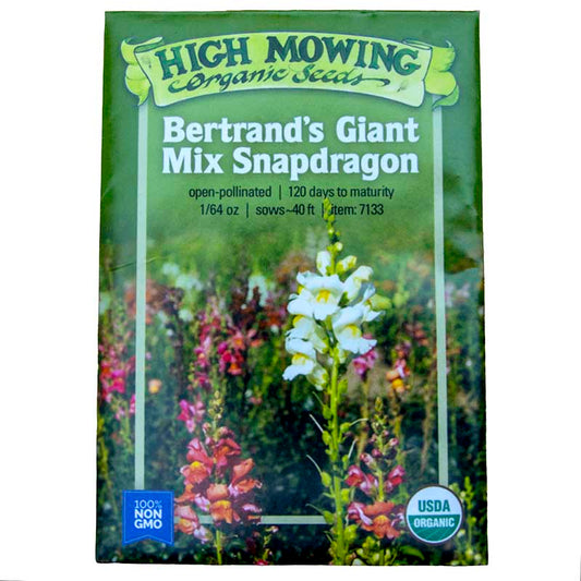 Bertrand's Giant Snapdragon Mix Seeds (Organic) High Mowing Seeds