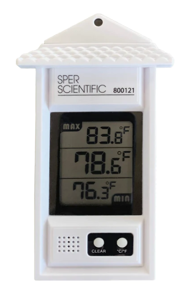 Thermometer w/ Digital Min/Max Display (Mercury Free)