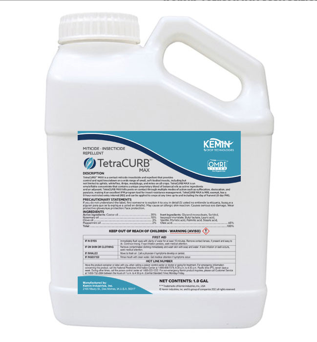 TetraCURB MAX Organic Miticide-Insecticide (1 Gallon) (OID COMM)