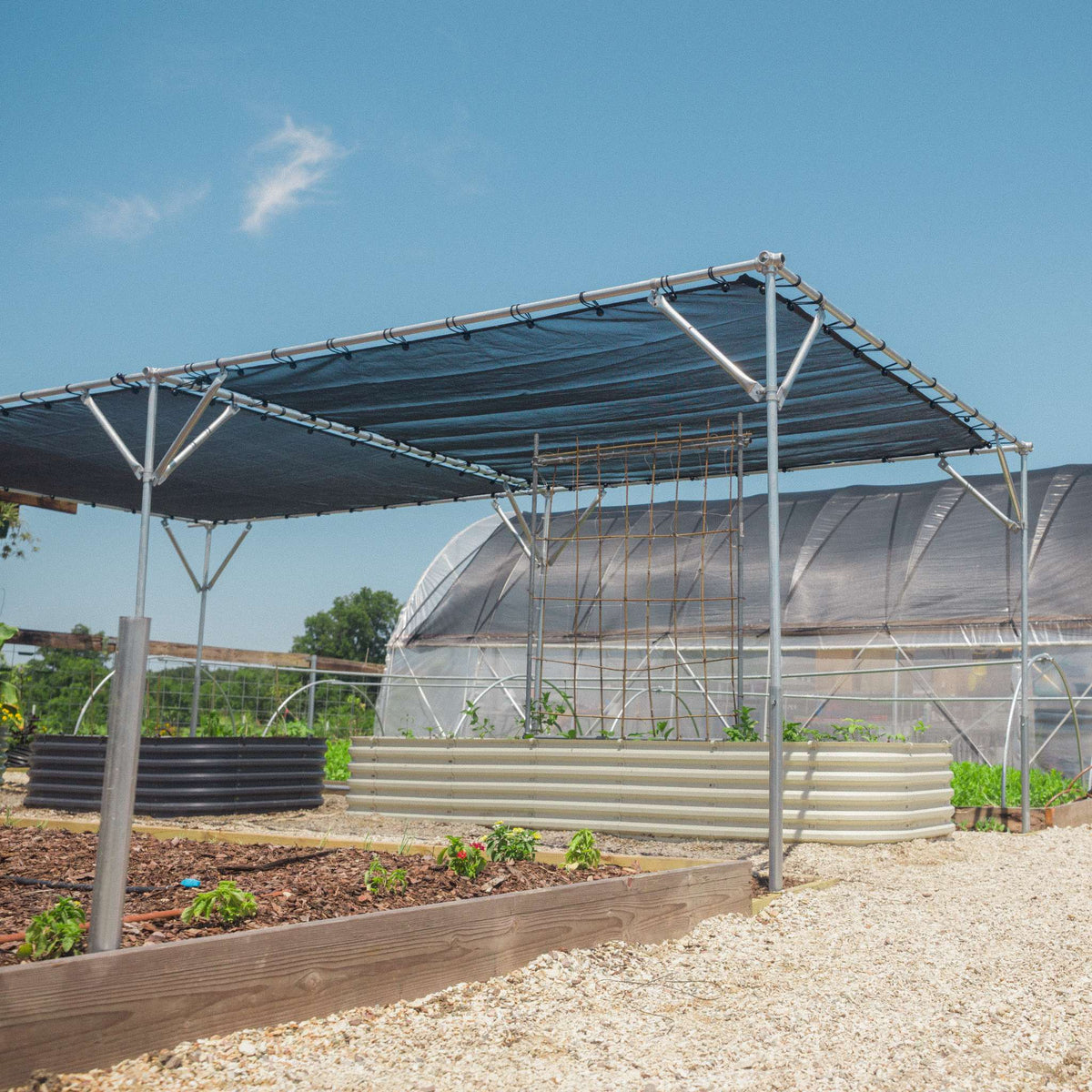 DIY Shade Structure Kit Bootstrap Farmer