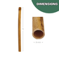 Spring Natural Reeds for Mason Bees - 8mm