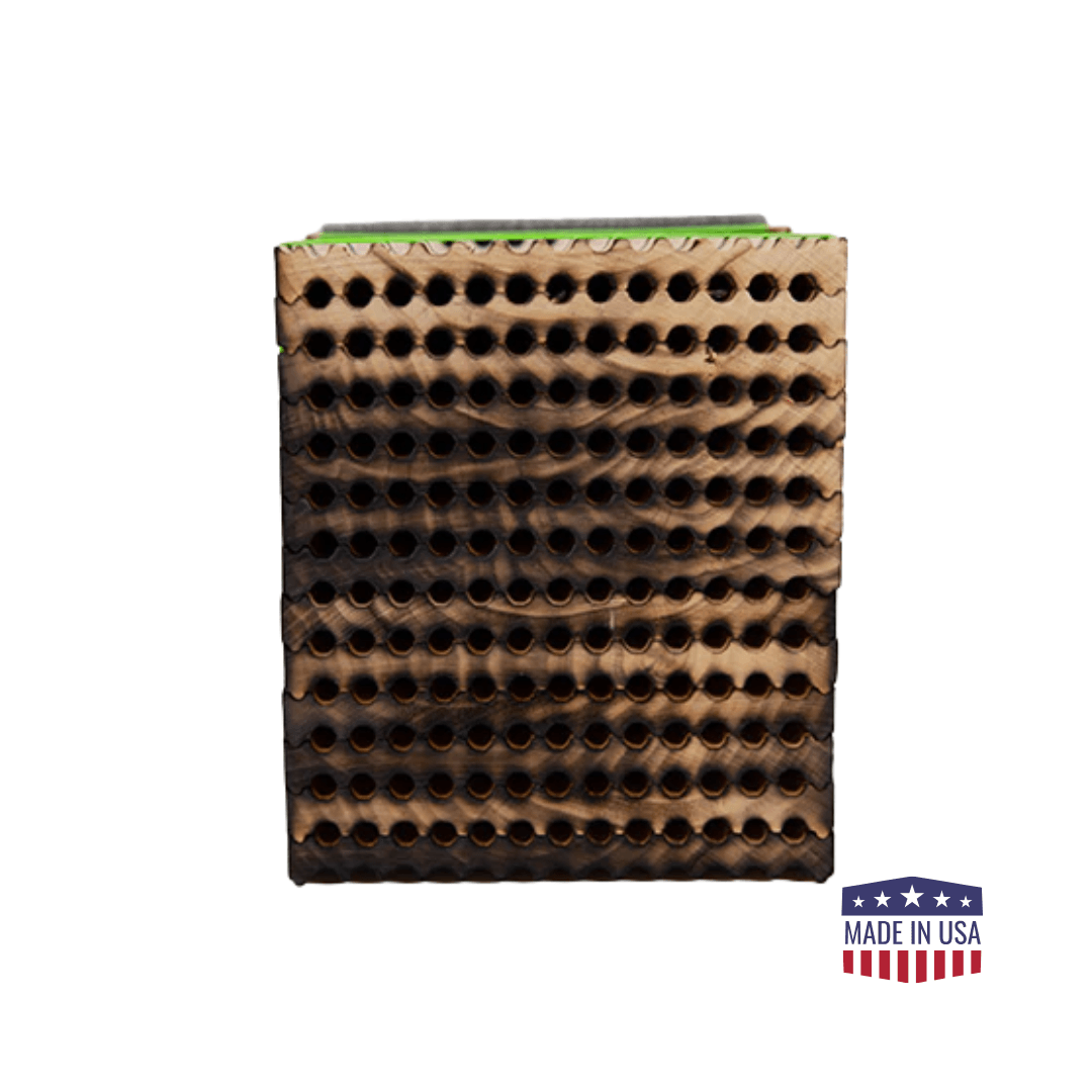 Summer Reusable Wood Trays for Leafcutter Bees CrownBees