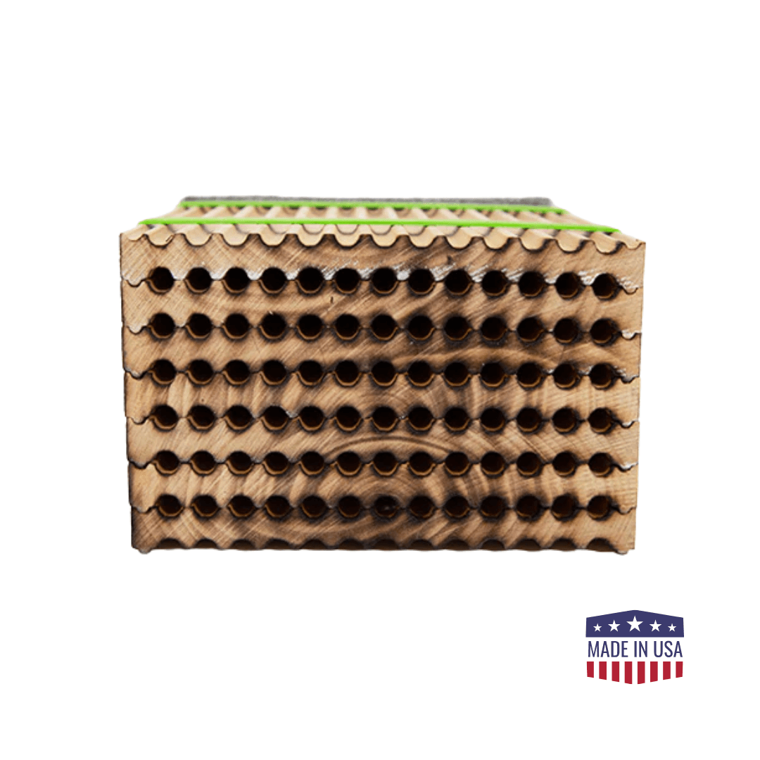 Summer Reusable Wood Trays for Leafcutter Bees CrownBees