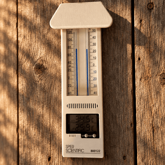 Thermometer w/ Digital Min/Max Display (Mercury Free) Grow Organic