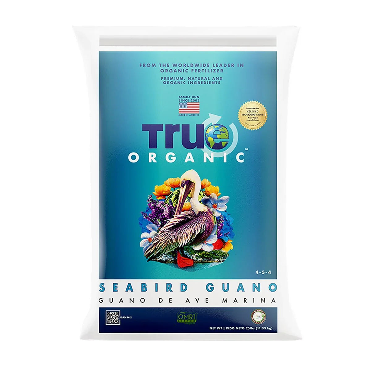 True Organic Seabird Guano 25lbs BFG Supply Co