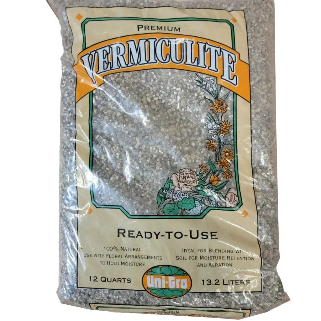 Uni-Gro Vermiculite Soil Additive 12qt BFG Supply Co