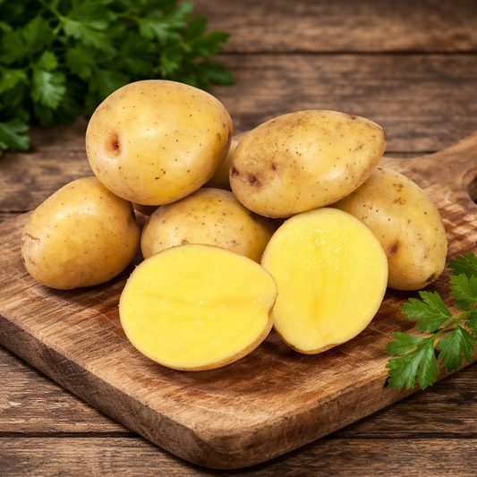 Organic Yukon Nugget Seed Potato (lb) Grand Teton Organic Seed Potatoes